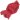 Fairy-tale wool 10g 6 pcs red