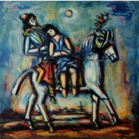 Tyschler, Alexander Grigorjewitsch, Reiter mit...