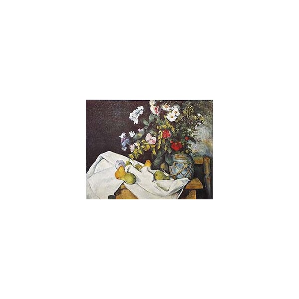 Cézanne, Paul, Stillleben mit Blumen und Früchten
