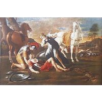 Poussin, Nicolas, Tancred und Erminia