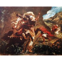 Delacroix, Eugene, Tigerjagd