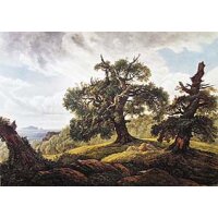 Carus, Carl Gustav, Eichen am Meer