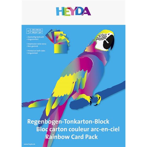 TonkartonBlock22,5x32,5cm 180g rgbg10 Stck