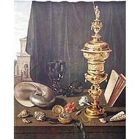 Claesz, Pieter, Stilleben mit goldenem Pokal