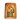 Hand carved wooden frame for postcard. Rounded corners.