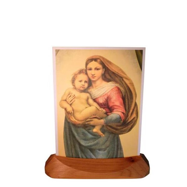 Handmade wooden postcard holder. Designed, lenght 5.31 inch.