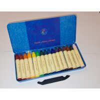 WACHSMALSTIFTE Blechetui 16 Stifte Waldorfmix
