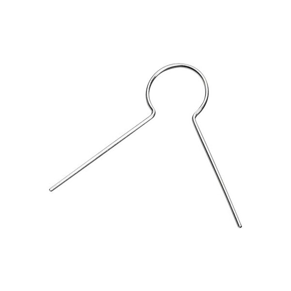 Ösenaufhänger 25mm silber 50 Stck