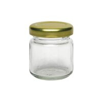 Malgläschen - Rundglas 53ml, mit Deckel