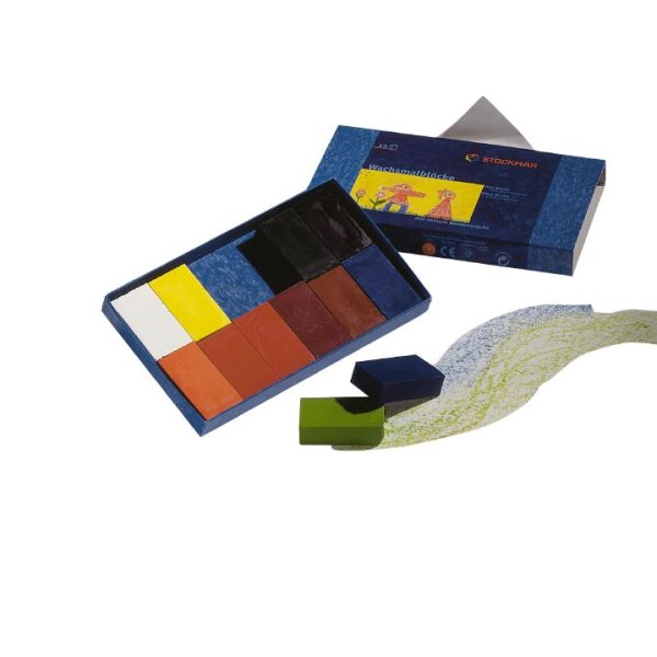 wax blocks carton case 12 p.