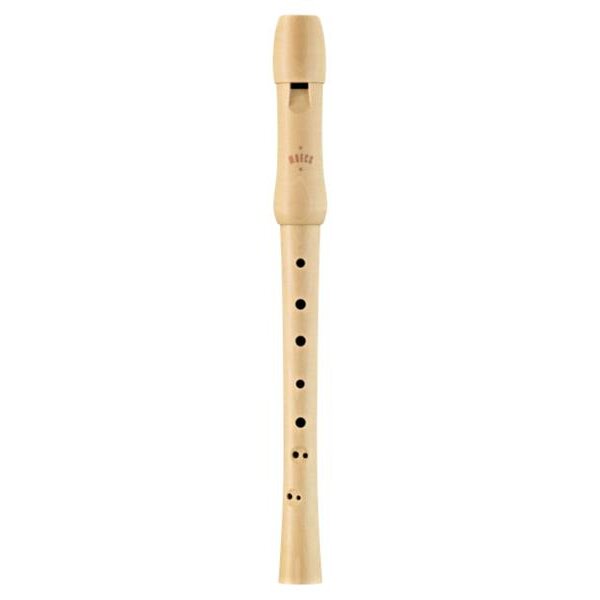 Schulflöte barock Ahorn, mit Doppellöchern