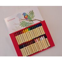 WACHSMALSTIFTE Kartonetui 32 Farben
